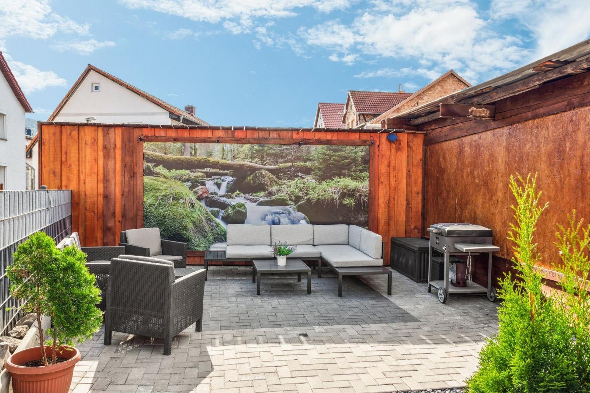 Apartment Harzlounge Center Thale - Grill & Garden Luaran gambar